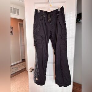 SESSIONS Black Snowboarding Pants